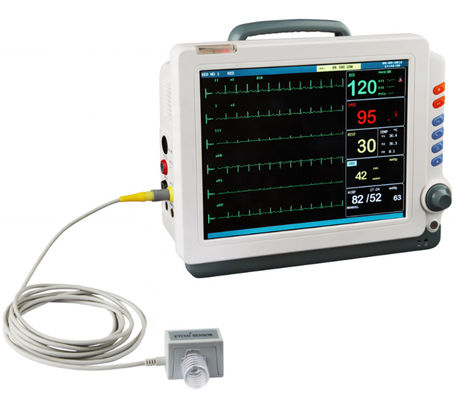 품질  Competitive 12.1 Inch Medical Metal Display With Capnograph Multiparameter Smart Icu Price Ambulance Patient Monitor 공장