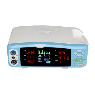 Multi Parameter Metal Vital Signs Medical Monitor Portable Patient Monitor Trolley Wall Mount Optional For Hospital Clinic First Aid