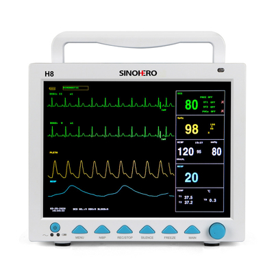 Monitor for SINOHERO H8 Patient Manufacture Hospital ICU Touch Screen Portable Multiparameter Patient Monitor