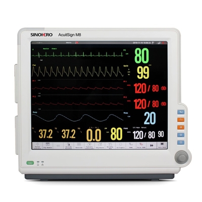 17 Inch Hospital ICU Cardiac CCU Cardiac Monitor Emergency Multiparameter Plastic Patient Monitor