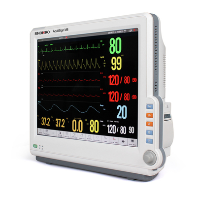 Plastic Wireless Optional Touch Screen Medical Remote Multiparameter Hospital Networking CCU ICU Patient Monitor