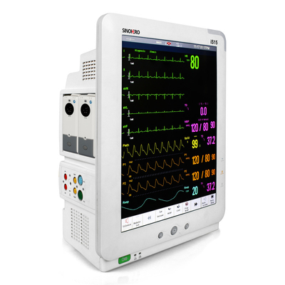Portable ECG LCD-TFT Hospital Icu Touch Screen Capnography Patient Monitor For Multipara Patient Monitor 6 Para