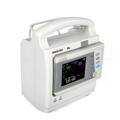 CE Approved Plastic Touch Screen Medical Monitor Vital Signs Monitor Nibp /SpO2 Handheld Patient Monitor
